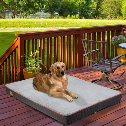 Comfortable Firm Dog Bed with Removable Cover