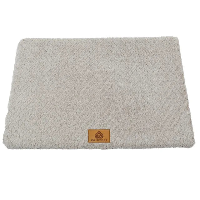 Ultra-Comfort Plush Dog Bed Mat