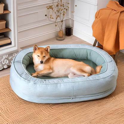 All-Season Donut Oval Dog & Cat Bed