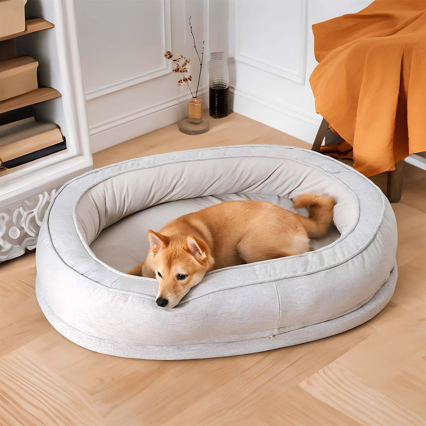 All-Season Donut Oval Dog & Cat Bed