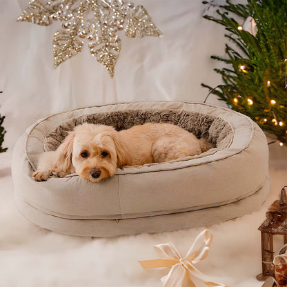 All-Season Donut Oval Dog & Cat Bed