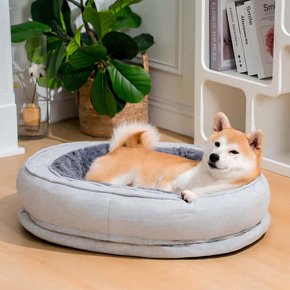 All-Season Donut Oval Dog & Cat Bed