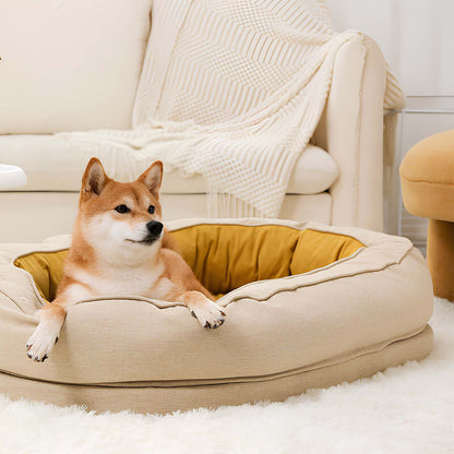 All-Season Donut Oval Dog & Cat Bed