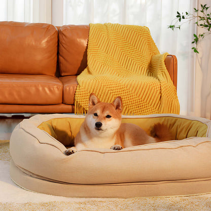 All-Season Donut Oval Dog & Cat Bed