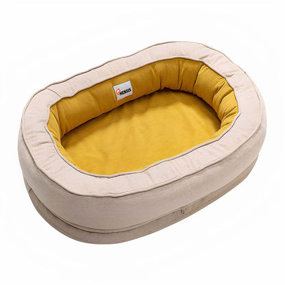 All-Season Donut Oval Dog & Cat Bed