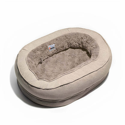 All-Season Donut Oval Dog & Cat Bed