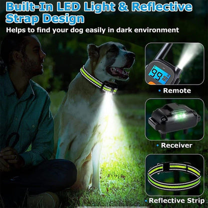 Anti-bark Electric Shock Pet Dog Training E-collar Obedience Remote