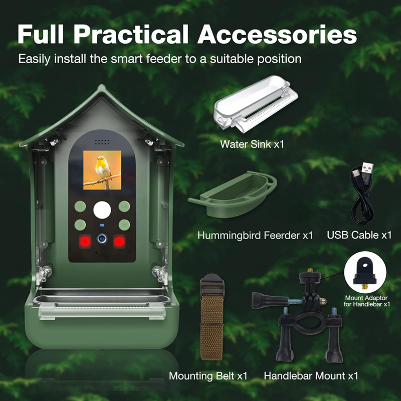 Smart Bird Feeder with PIR Motion Detection and Auto Capture