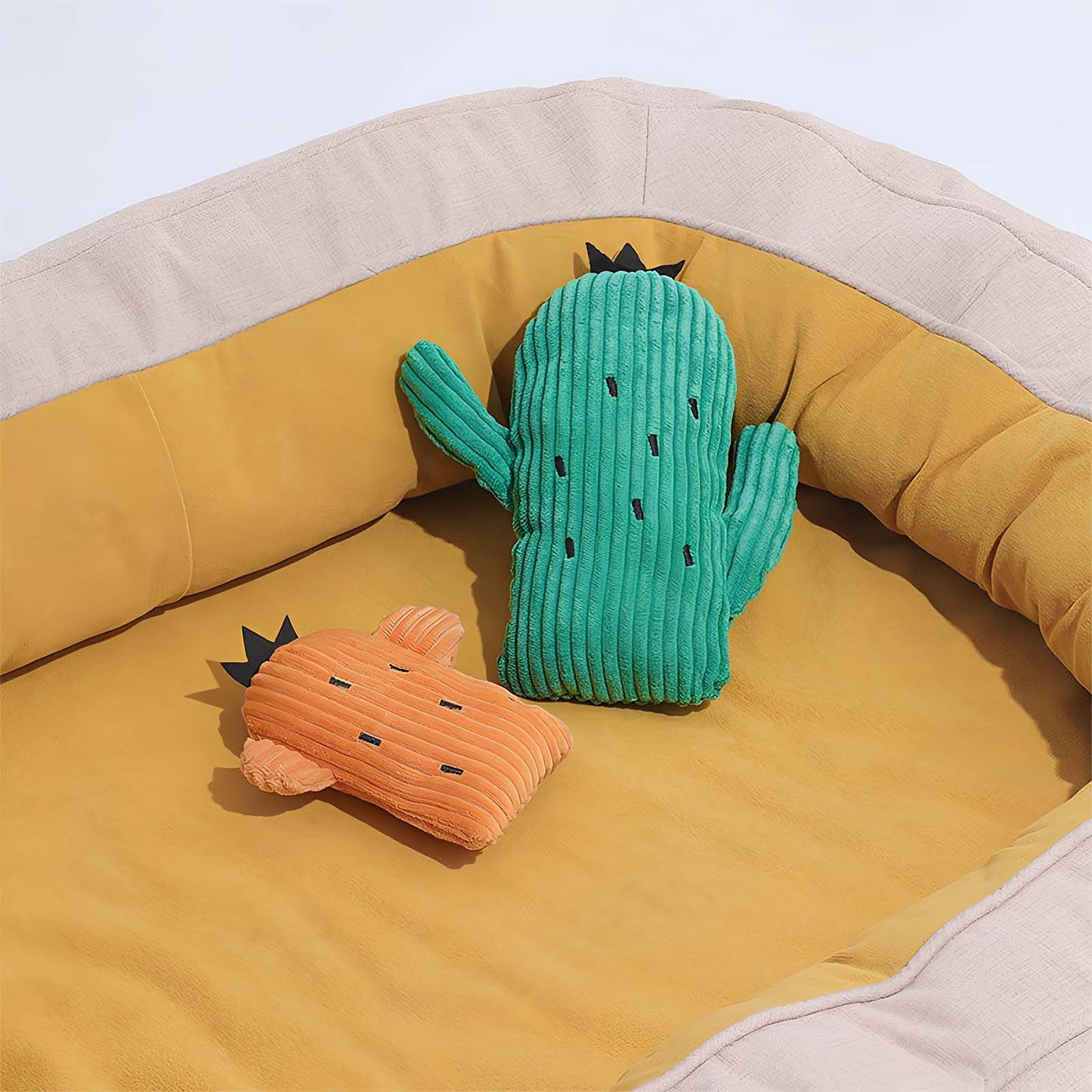 Cactus Plush Squeaky Dog Toy Collection