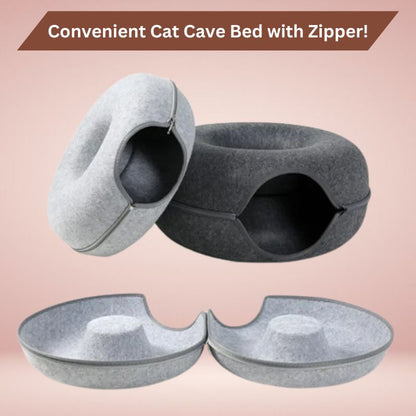 Interactive Donut Cat Cave