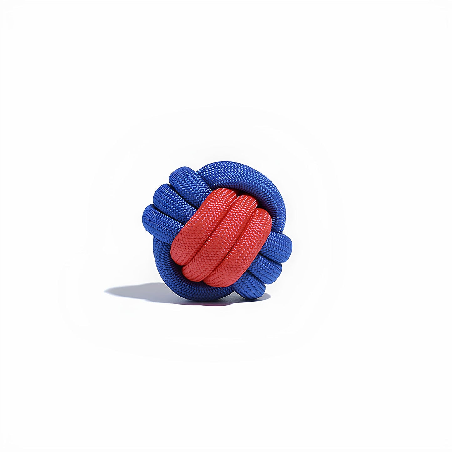 Color Clash Knots Ball Toy for Dog Toss Games