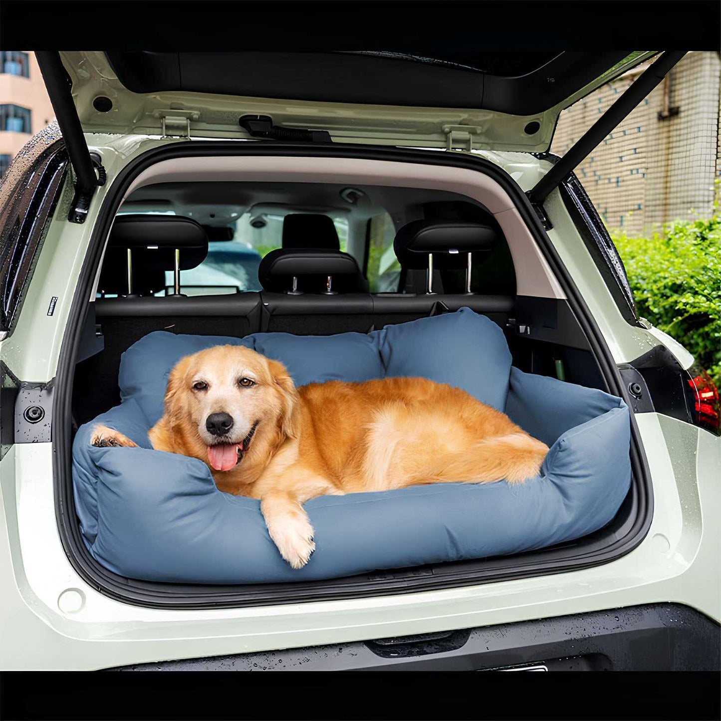 Comfort Car Bed Superior Safety for Medium-Large Dogs