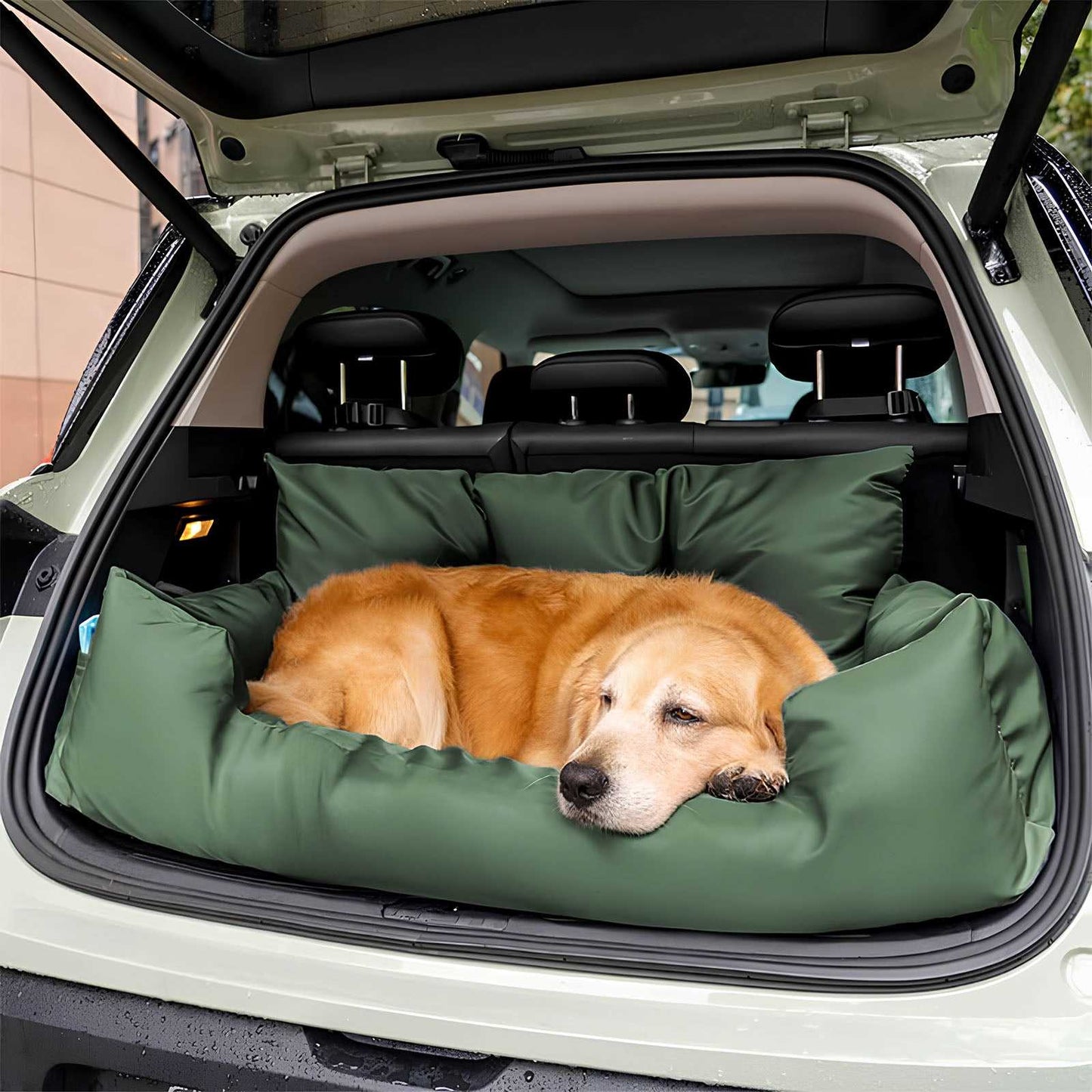 Comfort Car Bed Superior Safety for Medium-Large Dogs