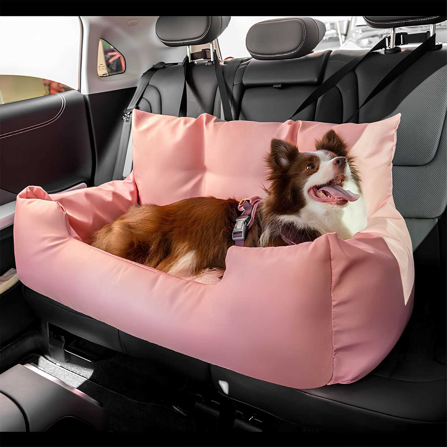 Comfort Car Bed Superior Safety for Medium-Large Dogs