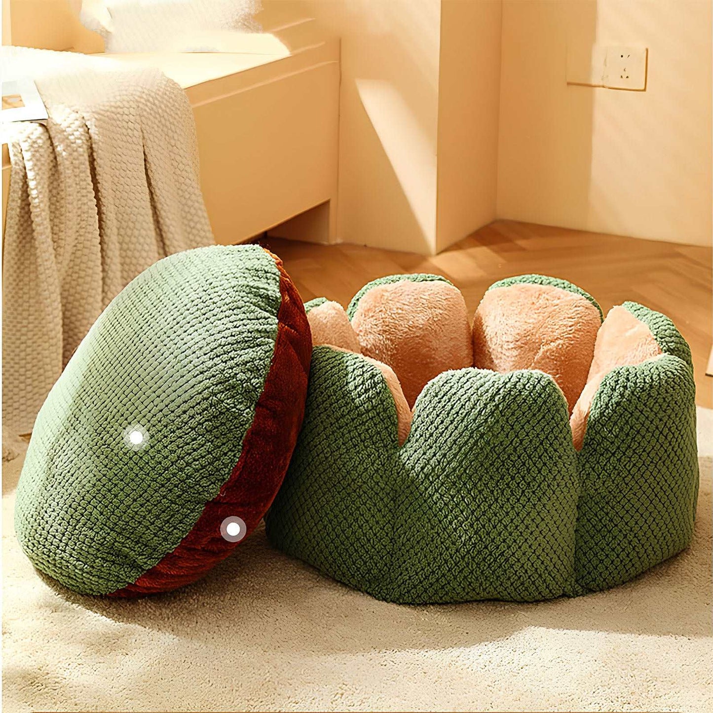 Comfy Pet Bed Cactus-Shaped Retreat for Pets