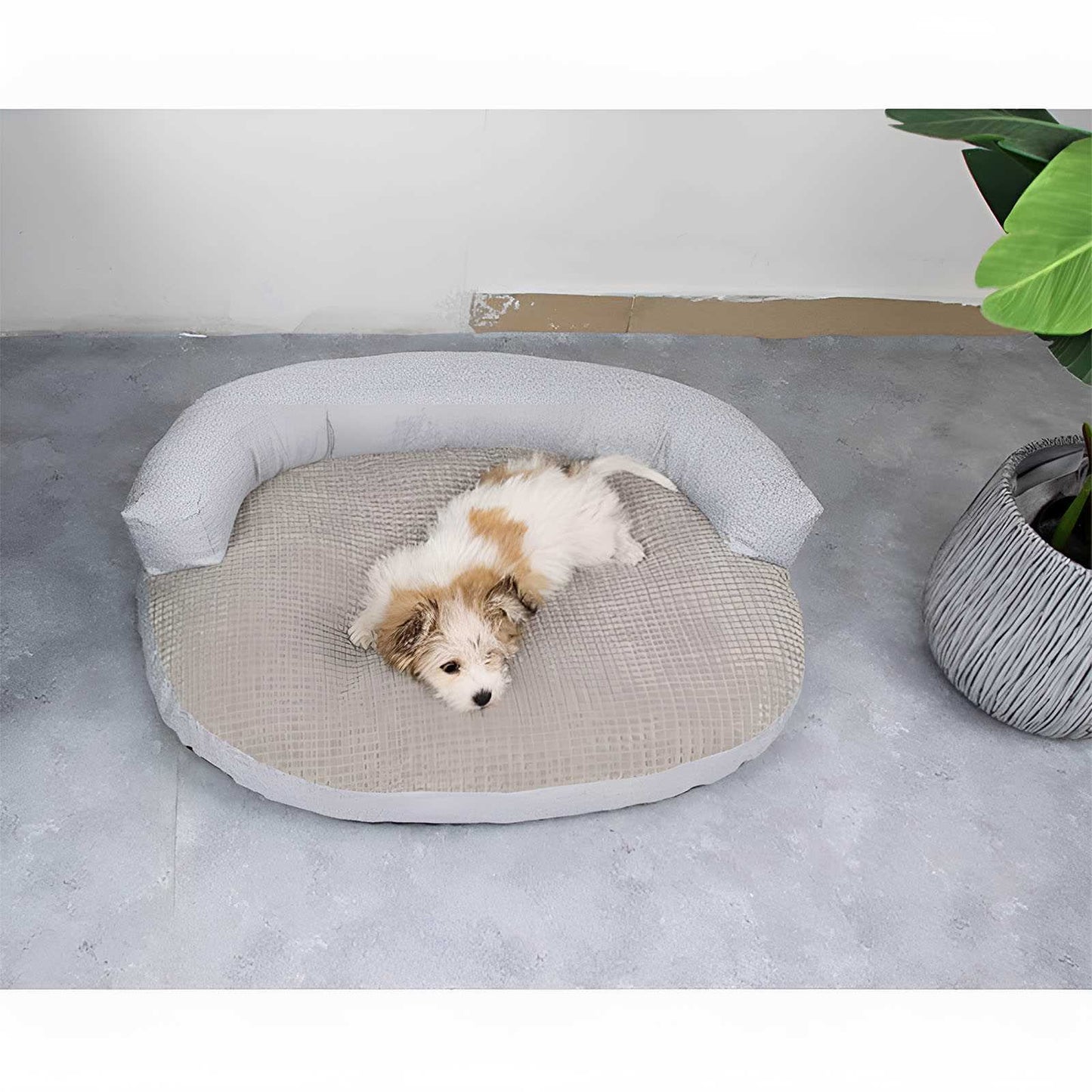 Corn Fleece Neck Guard Pet Bed Removable Indoor Dog Sofa Bed