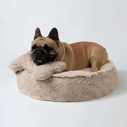 Cozy Bone Cloud Dog Bed Soothing Warmth