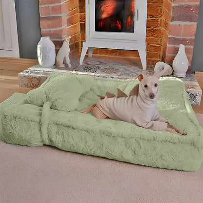 Cozy Bone Cloud Dog Bed Soothing Warmth