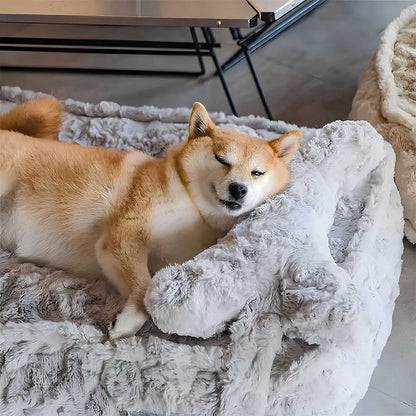 Cozy Bone Cloud Dog Bed Soothing Warmth