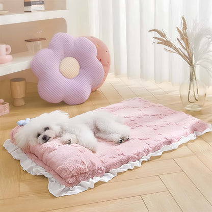 Cozy Plush Calming Bed Dog & Cat Bed