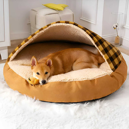 Dreamy Canopy Dog Nest Bed Cozy Hideaway for Pets