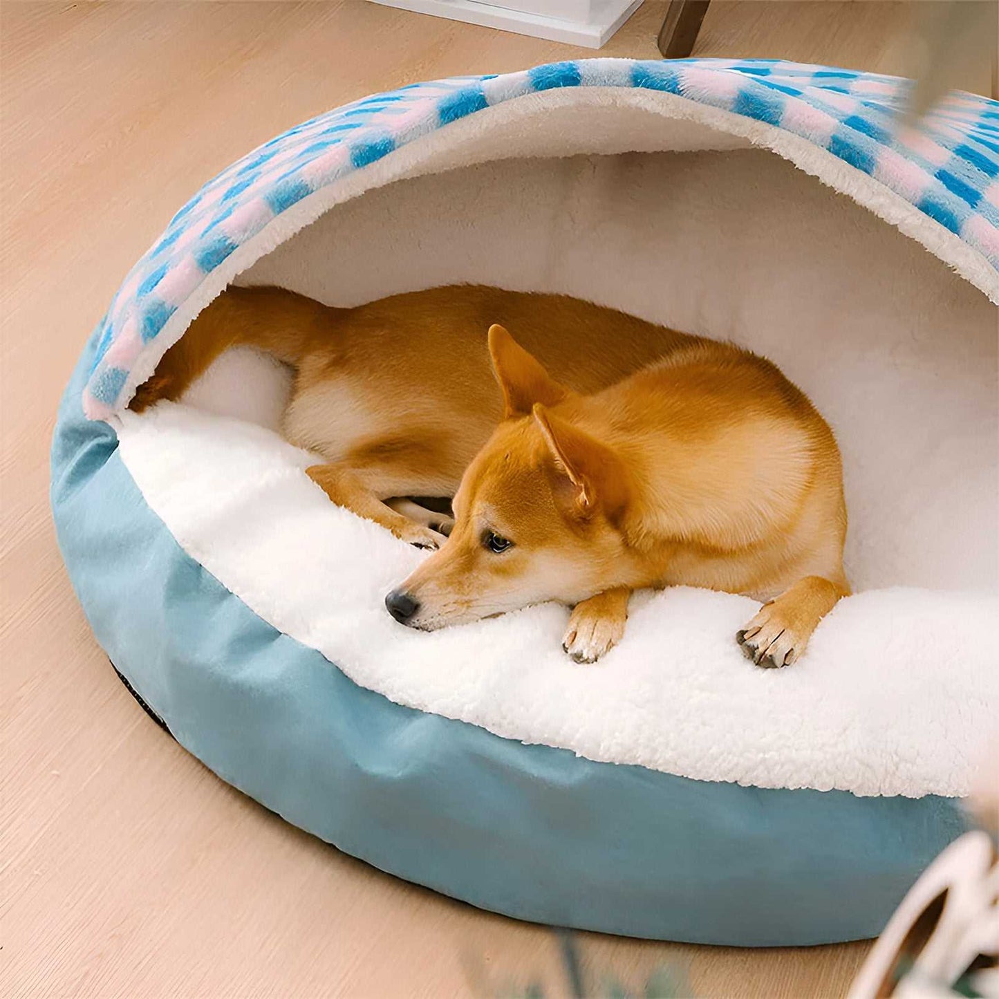 Dreamy Canopy Dog Nest Bed Cozy Hideaway for Pets