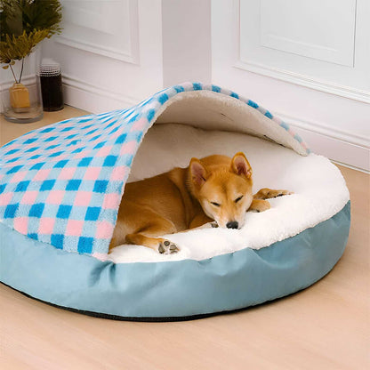 Dreamy Canopy Dog Nest Bed Cozy Hideaway for Pets