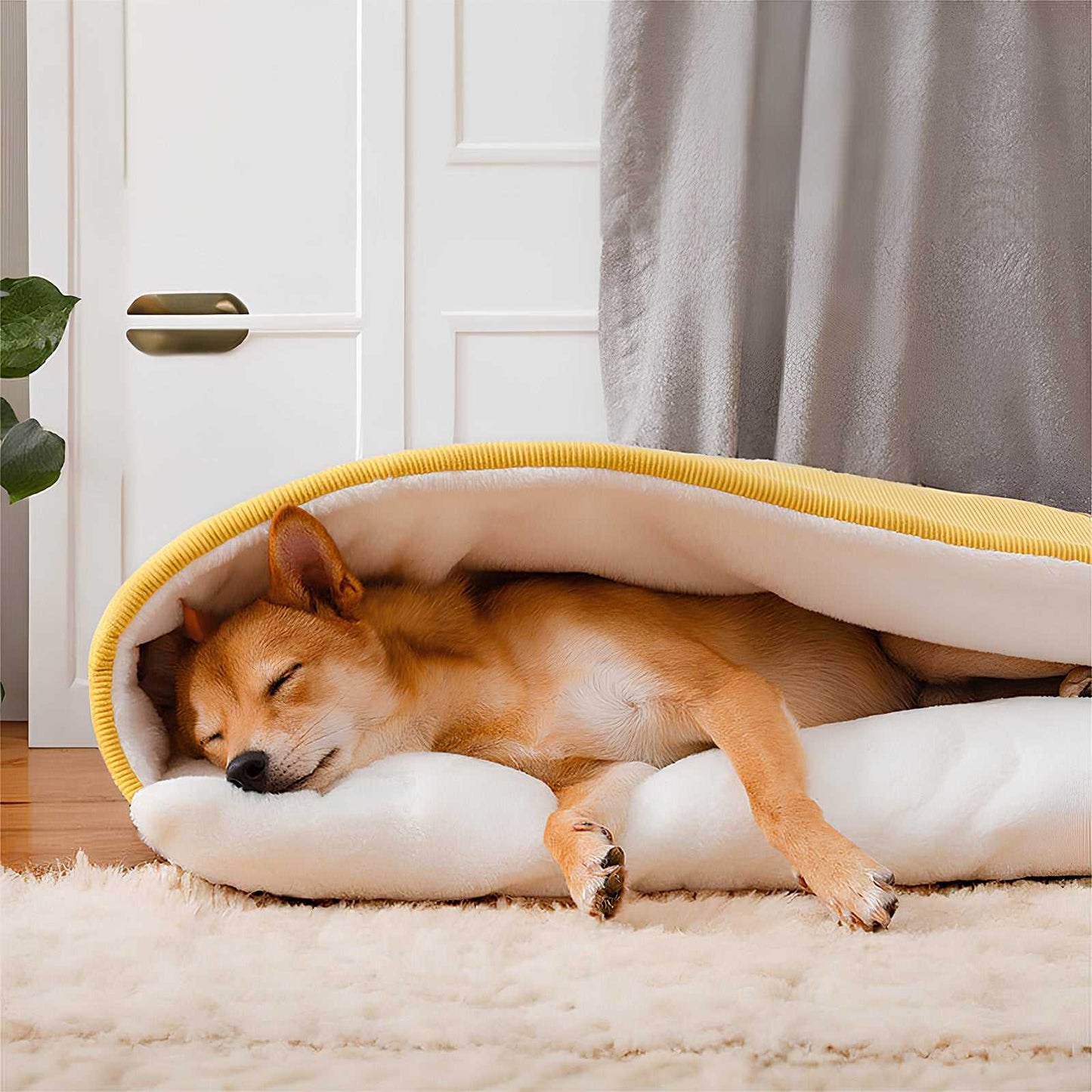 Extremely Soft Fuzzy Puppy Sleeping Bag Dog Bed