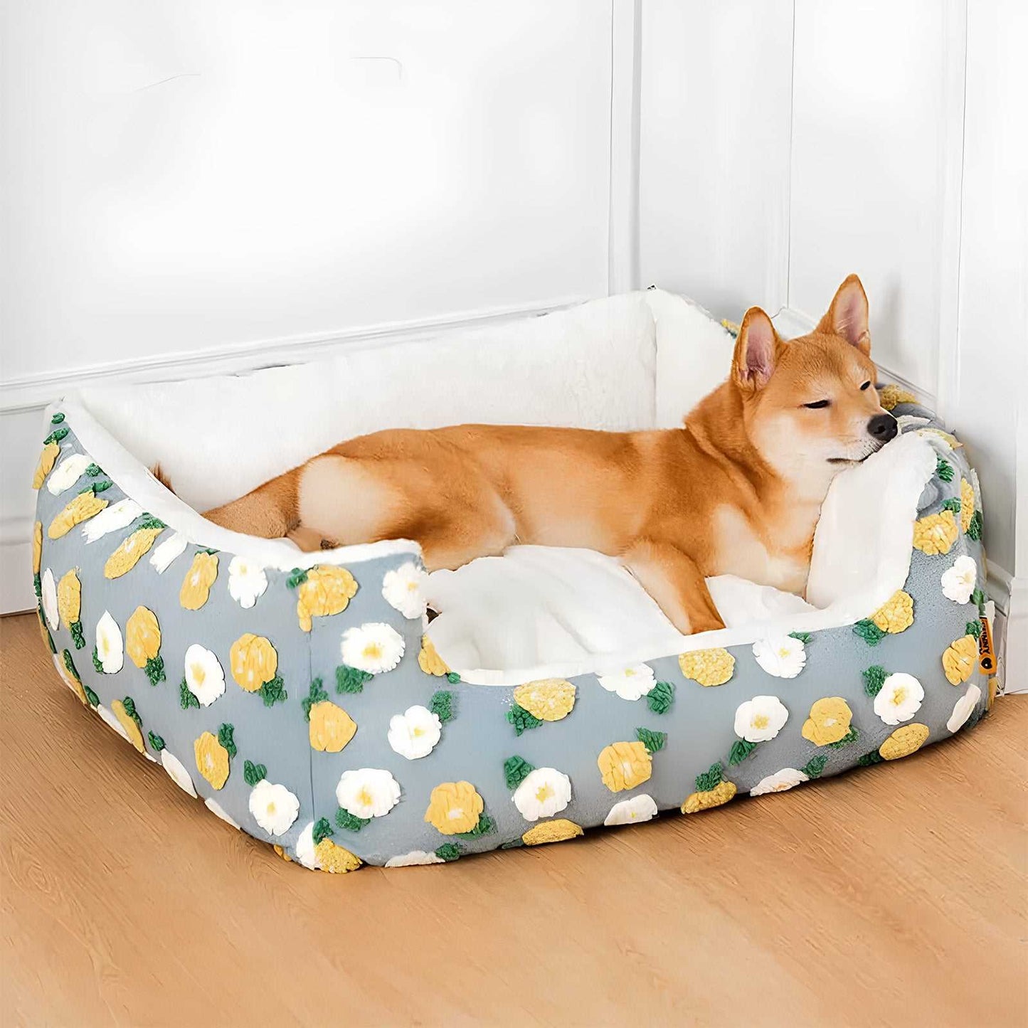 Handmade Woolen Tufting Pet Bed Cozy Comfort