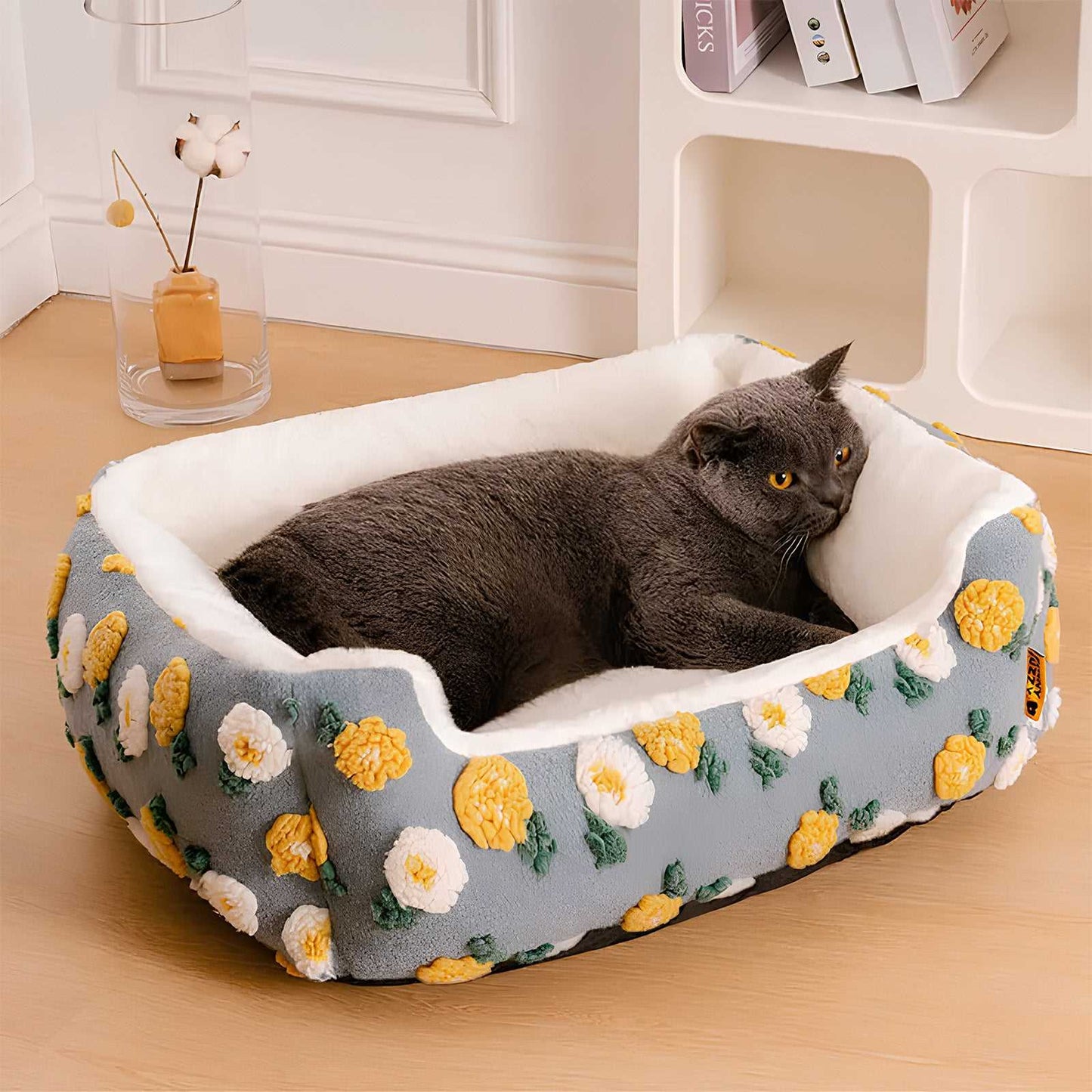 Handmade Woolen Tufting Pet Bed Cozy Comfort