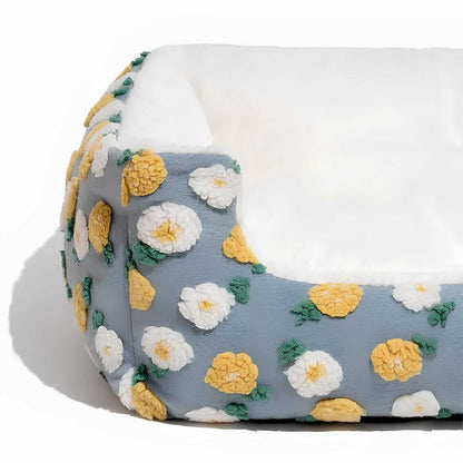 Handmade Woolen Tufting Pet Bed Cozy Comfort