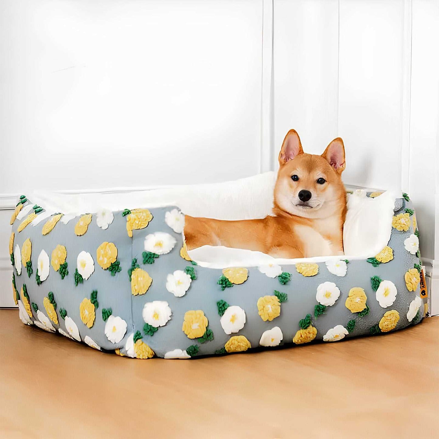 Handmade Woolen Tufting Pet Bed Cozy Comfort