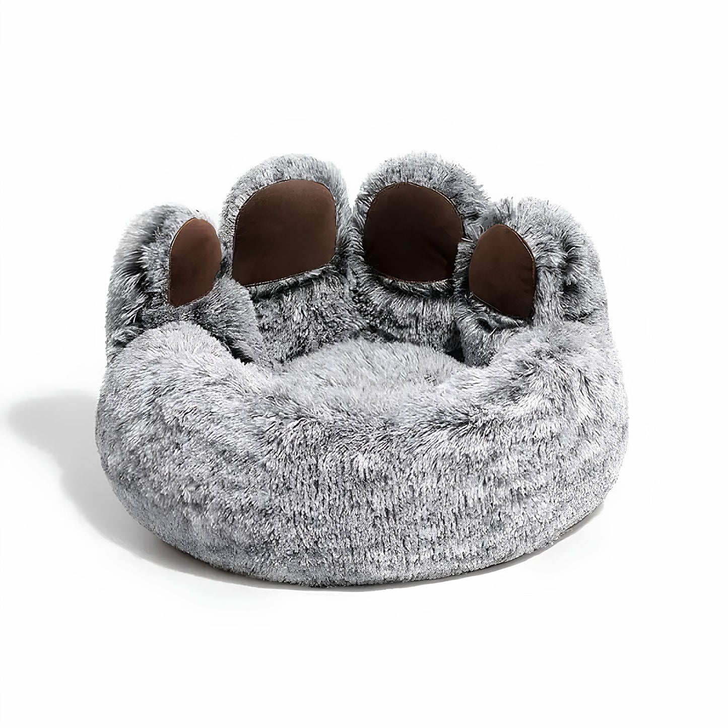 Large Fuzzy Paw Dog Bed Soft & Spacious