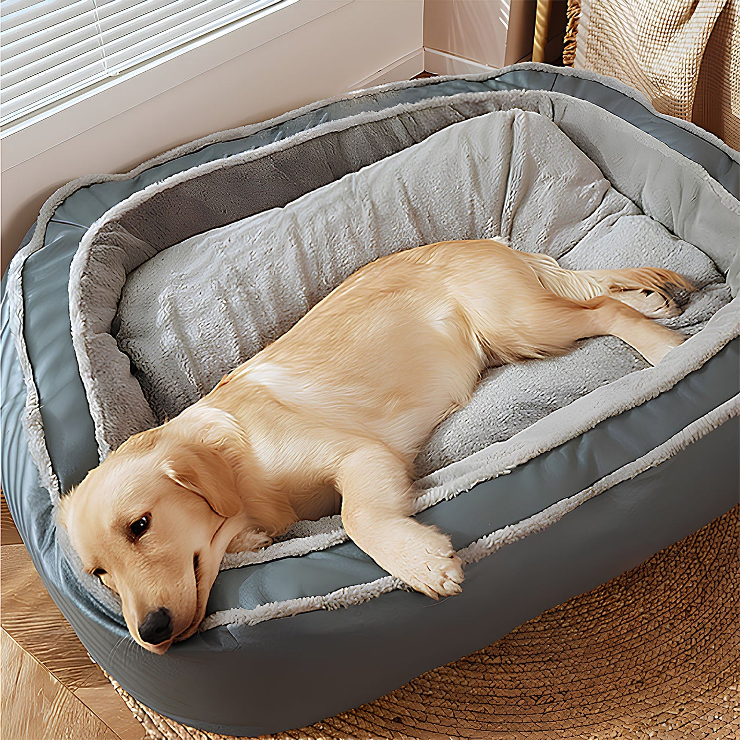 Large Warm Deep Sleeping Bed Orthopedic Dog Bed