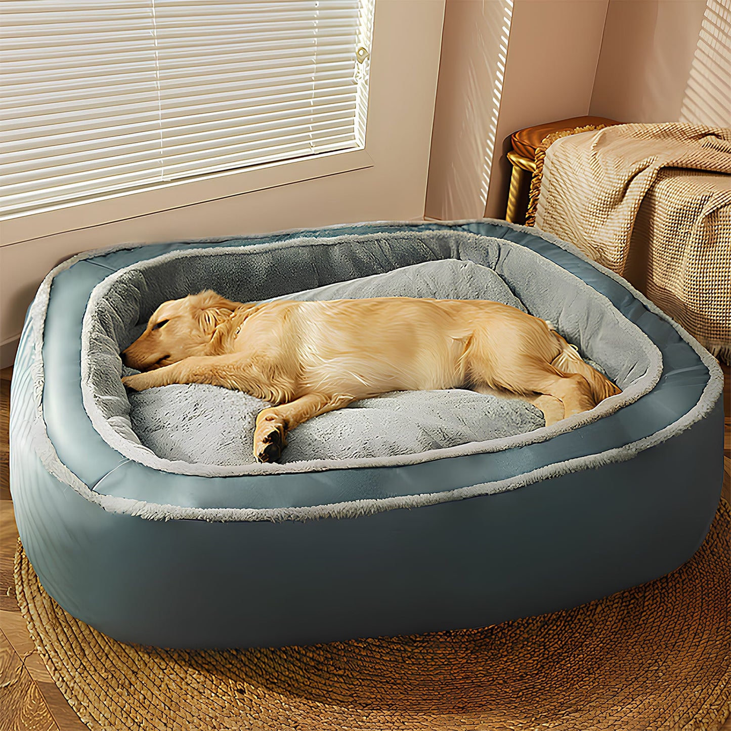 Large Warm Deep Sleeping Bed Orthopedic Dog Bed