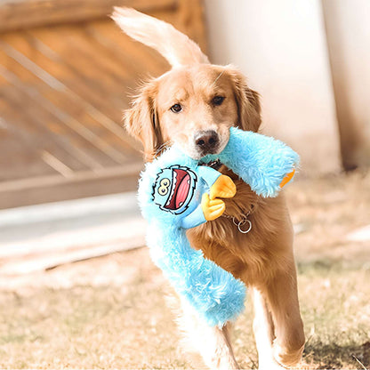 Longfoot Plush Sound-Producing Interactive Dog Toy