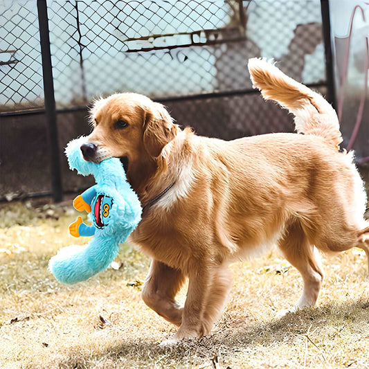 Longfoot Plush Sound-Producing Interactive Dog Toy