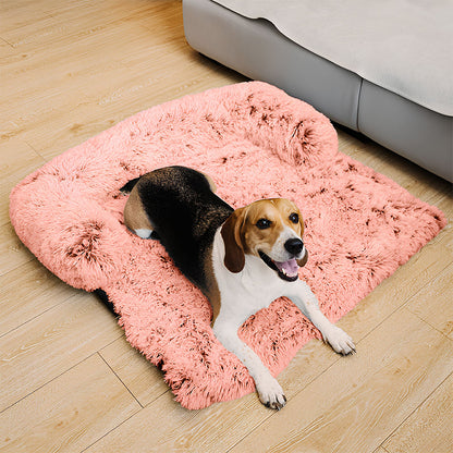 Luxury Plush Backrest Pet Sofa Bed