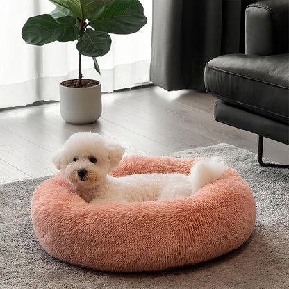 Luxury Round & Fluffy Dog Bed for Ultimate Comfort