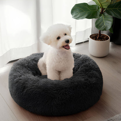 Luxury Round & Fluffy Dog Bed for Ultimate Comfort