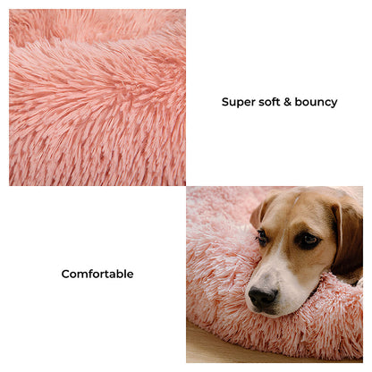 Luxury Round & Fluffy Dog Bed for Ultimate Comfort