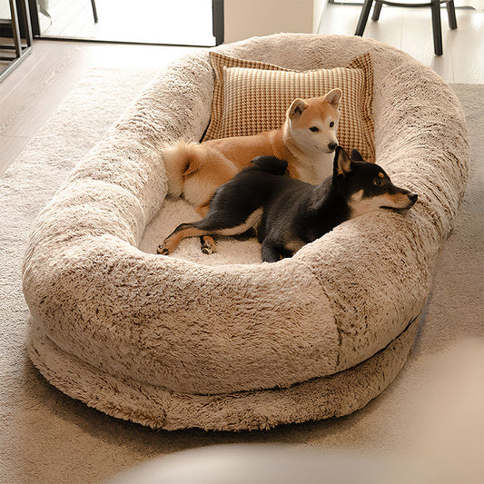 Luxury Super-Sized Human Dog Bed