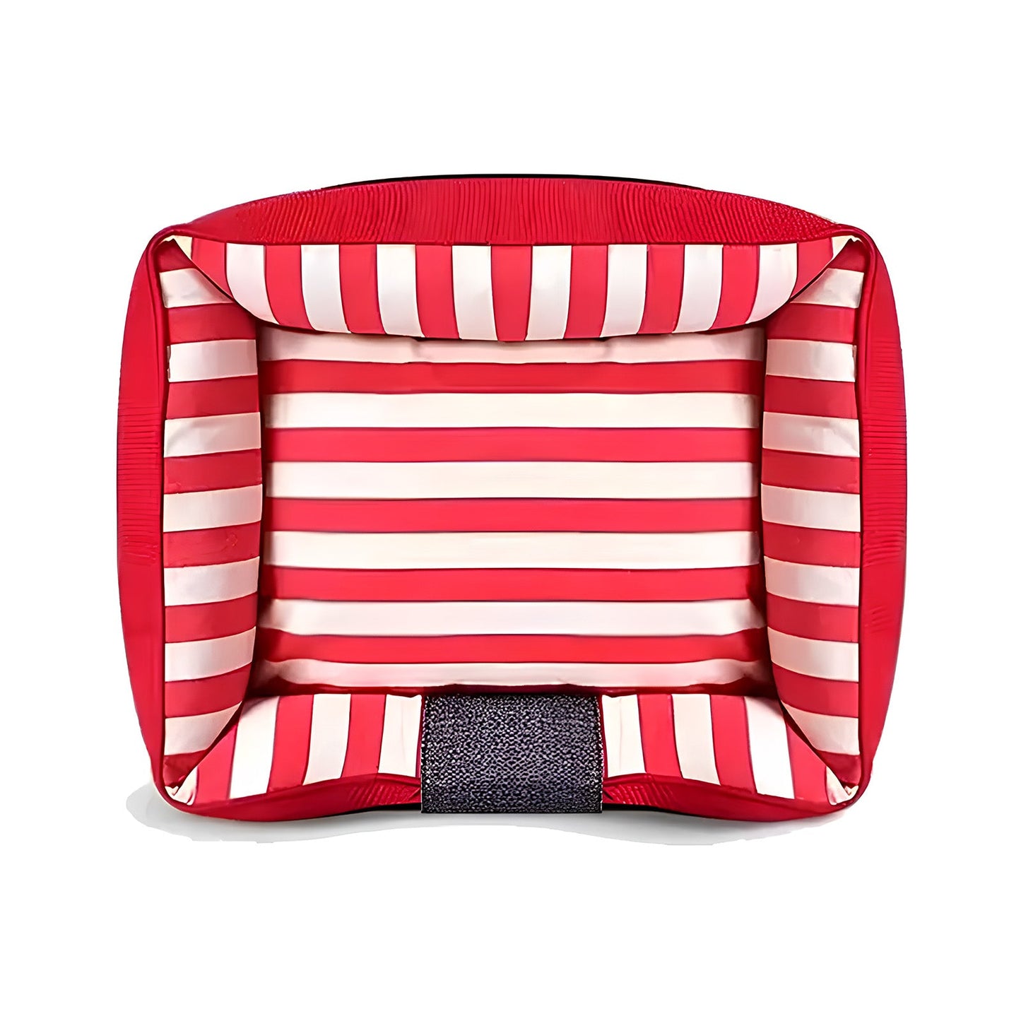 Nautical Stripe Canvas Pet Bed Chic Cozy for Dogs & Cats