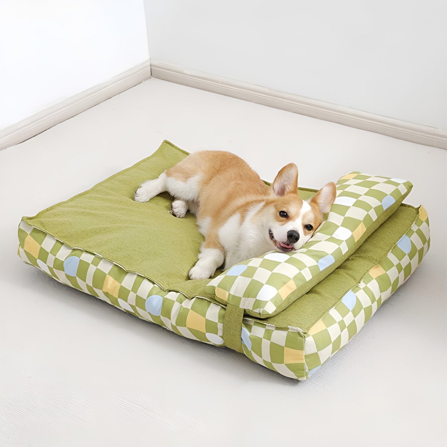 Orthopedic Quilted Pillow Dog & Cat Bed