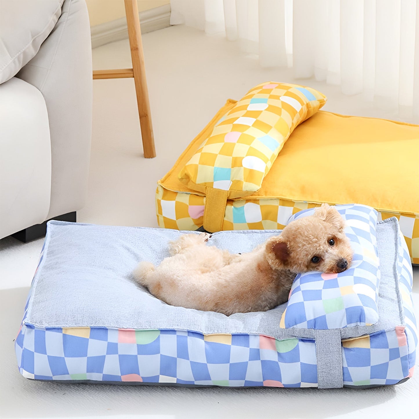 Orthopedic Quilted Pillow Dog & Cat Bed