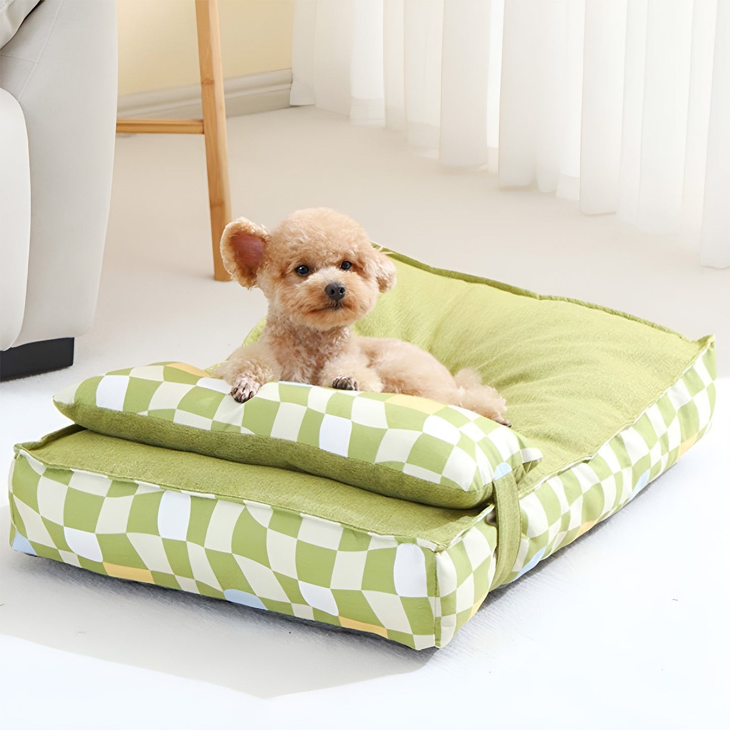 Orthopedic Quilted Pillow Dog & Cat Bed