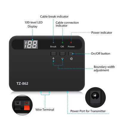 Wireless Dog Fence Containment System - PTZ 862