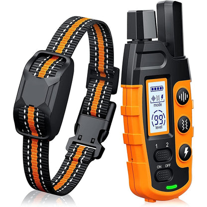 Premium 1000m Dog Training Collar with Remote - Waterproof, Rechargeable E-Collar for All Dog Sizes