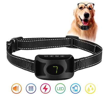 Rechargeable Anti-Bark Collar with Adjustable Sensitivity and Training Modes