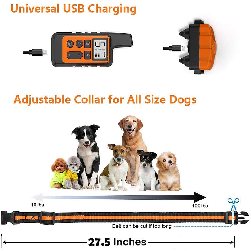 Pawfey AdvancedPro Rechargeable Waterproof Dog Training Collar